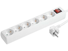 Listwa zasilająca LOGILINK 6 gniazd 230VAC 16A 1,5m Listwa zasilająca LOGILINK 6 gniazd 230VAC 16A 1,5m