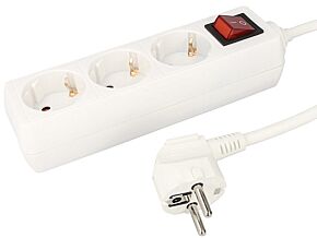 Listwa zasilająca LOGILINK 3 gniazd 230VAC 16A 1,4m Listwa zasilająca LOGILINK 3 gniazd 230VAC 16A 1,4m