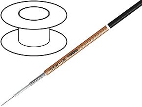 Kabel koncentryczny Tasker RG178BU 1x50 Ohm miedziowana linka stalowa