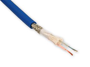 Okrągły kabel mikrofonowy 2x0,35mm niebieski Okrągły kabel mikrofonowy 2x0,35mm niebieski