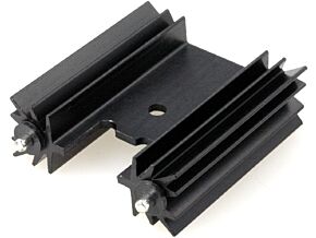 Radiator: wytłaczany; TO220; czarny; L:38,1mm; 10,8K/W; aluminium Radiator: wytłaczany; TO220; czarny; L:38,1mm; 10,8K/W; aluminium