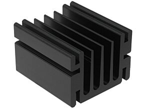 Radiator wytłaczany TO220 50mm czarny Radiator wytłaczany TO220 50mm czarny