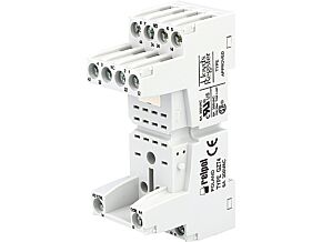 Podstawka 14pin RELPOL 6A 250VAC Przeznaczenie T-R4 Montaż DIN