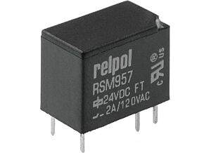 Przekaźnik: elektromagnetyczny; SPDT; Ucewki :24VDC; 2A/120VAC Przekaźnik: elektromagnetyczny; SPDT; Ucewki :24VDC; 2A/120VAC