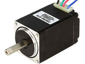 Silnik DC krokowy 4,5VDC Oś nacięcie D max.91,8mNm 670mA Silnik DC krokowy 4,5VDC Oś nacięcie D max.91,8mNm 670mA