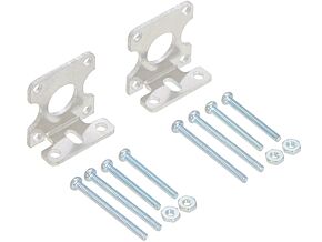 Mocowanie H 22,7mm srebrny Materiał mocowania aluminium Mocowanie H 22,7mm srebrny Materiał mocowania aluminium