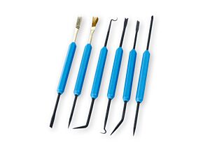 Zestaw narzędzi do korygowania połączeń lutowanych Zestaw narzędzi do korygowania połączeń lutowanych