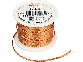 Taśma rozlutowująca WELLER 2mm/30m Taśma rozlutowująca WELLER 2mm/30m