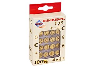 Zestaw grotów z cyframi