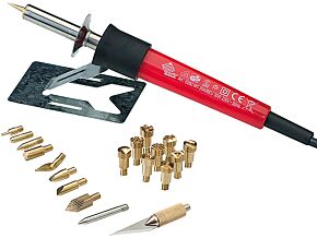 Wypalarka PEBARO do drewna i skóry z wymiennymi końcówkami Wypalarka PEBARO do drewna i skóry z wymiennymi końcówkami