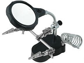 Uchwyt montażowy z lupą podświetlany LED Uchwyt montażowy z lupą podświetlany LED