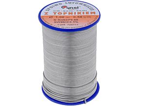 Spoiwo CYNEL Sn60Pb40 drut lutowniczy 1mm 0,5kg Topnik F-SW26 2,5%