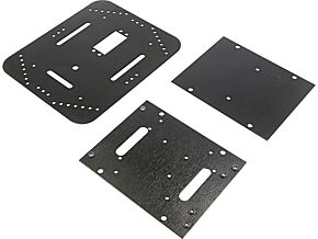 Podwozie kołowe 120:1 czarny, żółto-zielony 200x170x105mm Podwozie kołowe 120:1 czarny, żółto-zielony 200x170x105mm