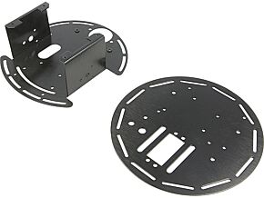 Podwozie kołowe 120:1 czarny, żółto-zielony O170mm 3÷7,5VDC