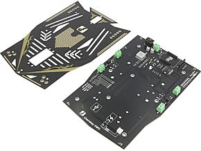 Podwozie kołowe 120:1 czarny, żółto-zielony 220x175x170mm