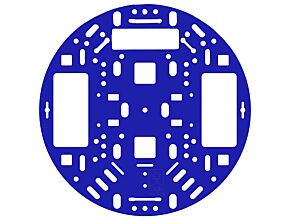 Akc.do robot podwozie akryl niebieski O127x3mm Akc.do robot podwozie akryl niebieski O127x3mm