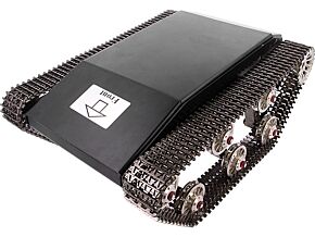 Podwozie gąsienicowe czarny 355x175x130mm 12VDC Ipracy:4A