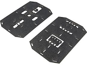 Podwozie kołowe ABS czarny 196x126x44mm