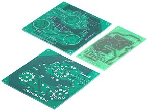 Stereofoniczny wzmacniacz lampowy - płytka drukowana