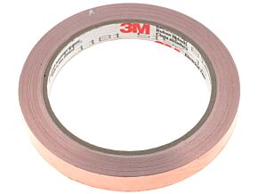 Taśma elektroprzewodząca 3M FE-5100-5279-1 12mm / 16,5m / 0,066mm miedź Taśma elektroprzewodząca 3M FE-5100-5279-1 12mm / 16,5m / 0,066mm miedź