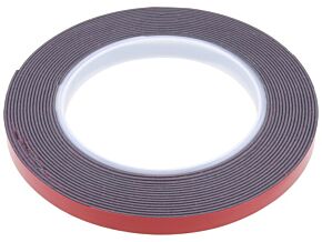 Taśma dwustronna AFTC W:9mm L:5m D:1,1mm Klej akrylowy 90°C Taśma dwustronna AFTC W:9mm L:5m D:1,1mm Klej akrylowy 90°C