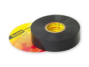 Taśma izolacyjna 3M Scotch 19mm L:20m D:0,178mm 250% 2,6N/cm czarna Taśma izolacyjna 3M Scotch 19mm L:20m D:0,178mm 250% 2,6N/cm czarna