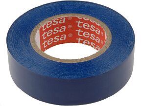 Taśma izolacyjna TESA PVC 19mm L:20m niebieski Taśma izolacyjna TESA PVC 19mm L:20m niebieski