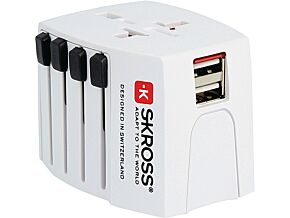 Ładowarka podróżna Skross Travel Adapter World MUV USB Ładowarka podróżna Skross Travel Adapter World MUV USB