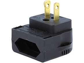 Adapter PL-USA czarny 3A 230VAC 2pin Układ wypr:2P+PE Adapter PL-USA czarny 3A 230VAC 2pin Układ wypr:2P+PE