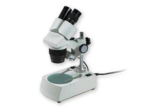 Mikroskop stereoskopowy x20, x40 z ruchomą głowicą
