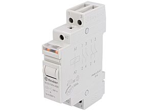 Przekaźnik instalacyjny FINDER bistabilny DPST-NO Ucewki :24VDC