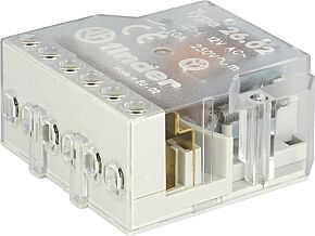 Przekaźnik instalacyjny FINDER bistabilny DPST-NO Ucewki:12VAC 10A