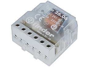 Przekaźnik instalacyjny FINDER bistabilny DPST-NO Ucewki:24VAC 10A