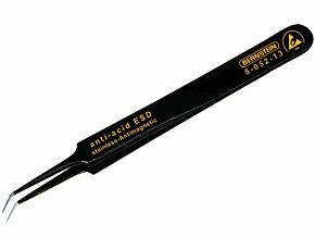 Pęseta 110mm BERNSTEIN 5-052-13 ESD niemagnetyczne Kształt ostrza zgięty Pęseta 110mm BERNSTEIN 5-052-13 ESD niemagnetyczne Kształt ostrza zgięty