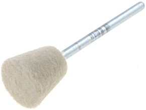 Filc do polerowania fi 12mm średnica trzpienia 2,3mm Filc do polerowania fi 12mm średnica trzpienia 2,3mm