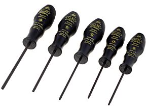 Zestaw C.K 5 wkrętaków Torx z zabezpieczeniem