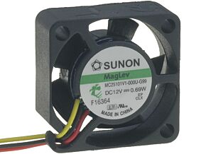 Wentylator 12VDC 25x25x10mm 5,95m3/h 23dBA Vapo Wentylator 12VDC 25x25x10mm 5,95m3/h 23dBA Vapo