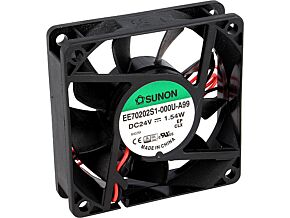 Wentylator 24VDC 70x70x20mm 49,27m3/h 33dBA Vapo