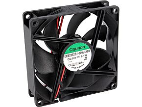 Wentylator 24VDC 92x92x25mm 87,55m3/h 34dBA 28AWG Wentylator 24VDC 92x92x25mm 87,55m3/h 34dBA 28AWG