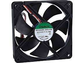 Wentylator 24VDC 120x120x25mm 183,8m3/h 44,5dBA Wentylator 24VDC 120x120x25mm 183,8m3/h 44,5dBA