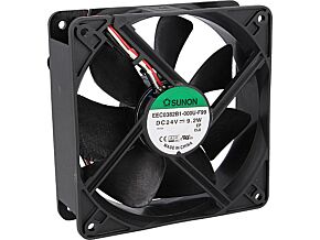 Wentylator 24VDC 120x120x38mm 234,4m3/h 48dBA Wentylator 24VDC 120x120x38mm 234,4m3/h 48dBA