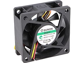 Wentylator 24VDC 60x60x25mm 45,87m3/h 36,5dBA Vapo