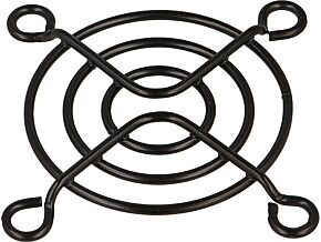 Osłona wentylatora 50x50mm metalowa montaż: śruba Kolor czarny