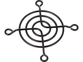 Osłona wentylatora 52x52mm metalowa montaż: śruba Kolor czarny Osłona wentylatora 52x52mm metalowa montaż: śruba Kolor czarny