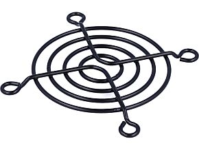 Osłona wentylatora 60x60mm metalowa montaż: śruba Kolor czarny Osłona wentylatora 60x60mm metalowa montaż: śruba Kolor czarny