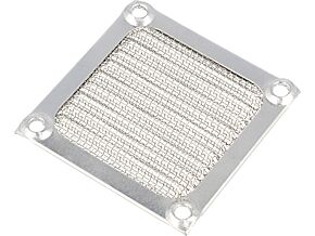 Osłona wentylatora z ekranem EMI 60x60mm metalowa montaż: śruba Osłona wentylatora z ekranem EMI 60x60mm metalowa montaż: śruba