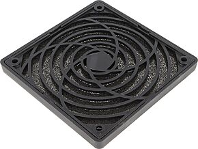 Osłona wentylatora z filtrem 120x120mm Mat plastik 45ppi