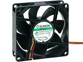 Wentylator 24VDC 80x80x25mm 96,84m3/h 45dBA Vapo