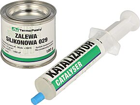 Zalewa silikonowa AG TERMOPASTY szary 110g -50÷200°C Stała dielektryczna:3 Zalewa silikonowa AG TERMOPASTY szary 110g -50÷200°C Stała dielektryczna:3