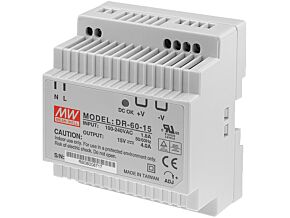 Zasilacz impulsowy 60W 15VDC 13,5÷16,5VDC 4A 85÷264VAC 300g